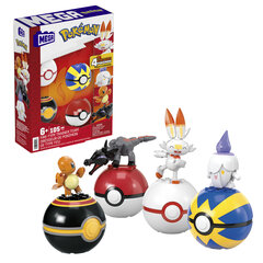 Pokemoni komplekt Pokemon Mega Construx, 4 tk, 105 det. hind ja info | Mänguasjad poistele | hansapost.ee