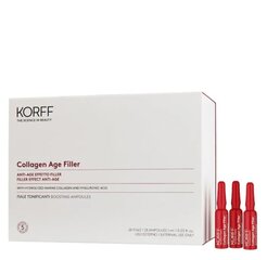 Näoampullid merelise kollageeni ja hüaluroonhappega Korff Collagen Age Filler, 28 tk. hind ja info | Korff Parfüümid, lõhnad ja kosmeetika | hansapost.ee