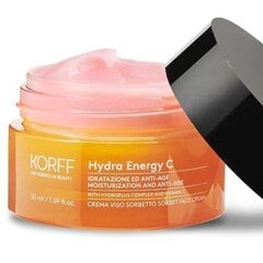 Niisutav ja pinguldav näokreem Korff Hydra Energy C, 50 ml hind ja info | Korff Parfüümid, lõhnad ja kosmeetika | hansapost.ee
