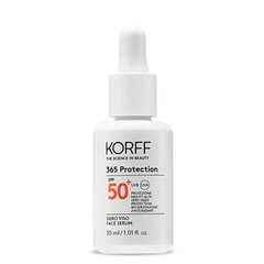 Солнцезащитный крем для лица Korff 365 Protection, SPF50, 30 мл цена и информация | Кремы от загара | hansapost.ee