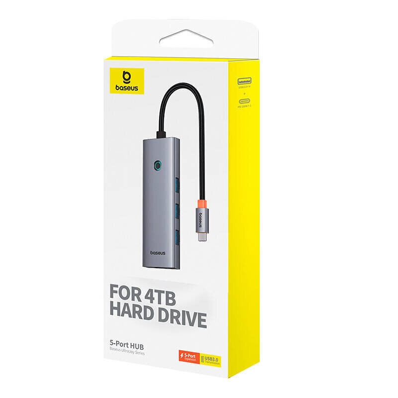 Baseus UltraJoy Hub 5in1 B00052801811-01 hind ja info | USB adapterid ja jagajad | hansapost.ee