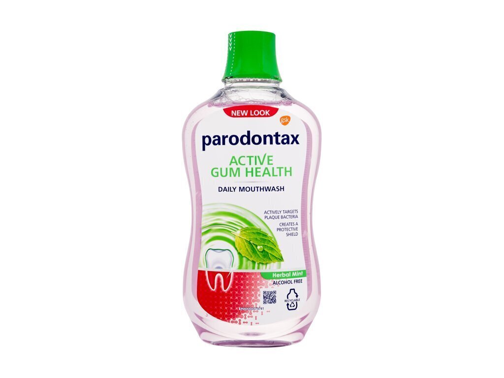 Suuvesi Parodontax, 500 ml hind ja info | Hambaharjad, hampapastad ja suuloputusvedelikud | hansapost.ee