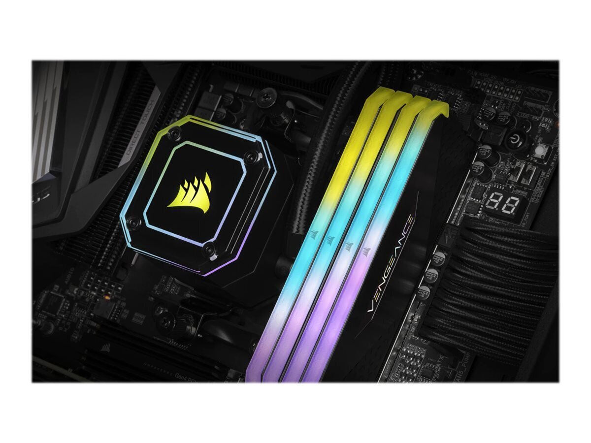 Corsair Vengeance RGB RT (CMN16GX4M2Z4000C18) цена и информация | Operatiivmälu | hansapost.ee