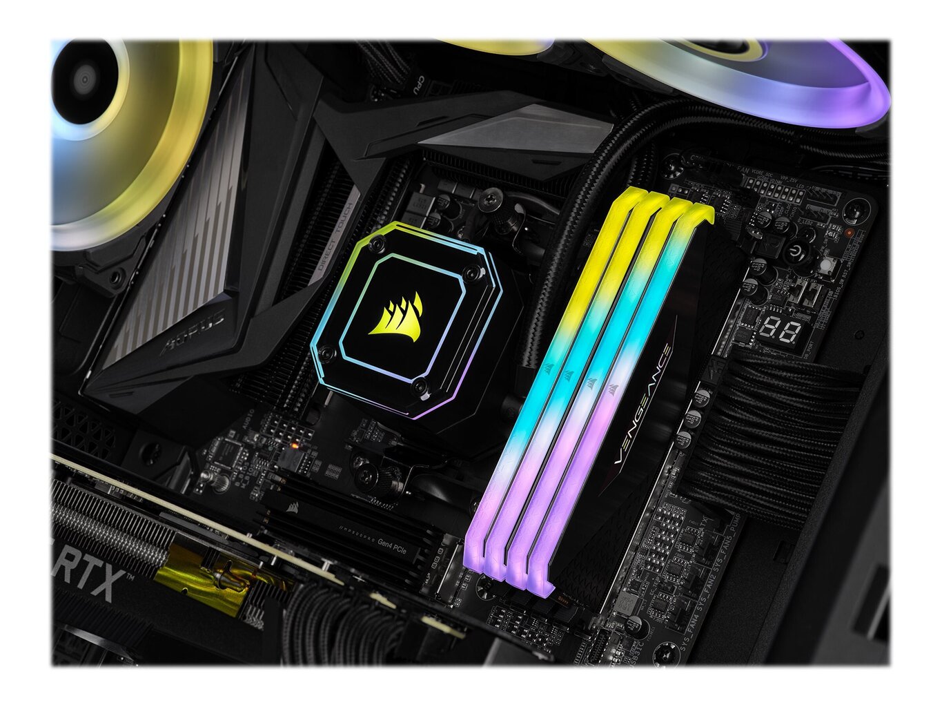 Corsair Vengeance RGB RT (CMN32GX4M4Z3600C18) цена и информация | Operatiivmälu | hansapost.ee