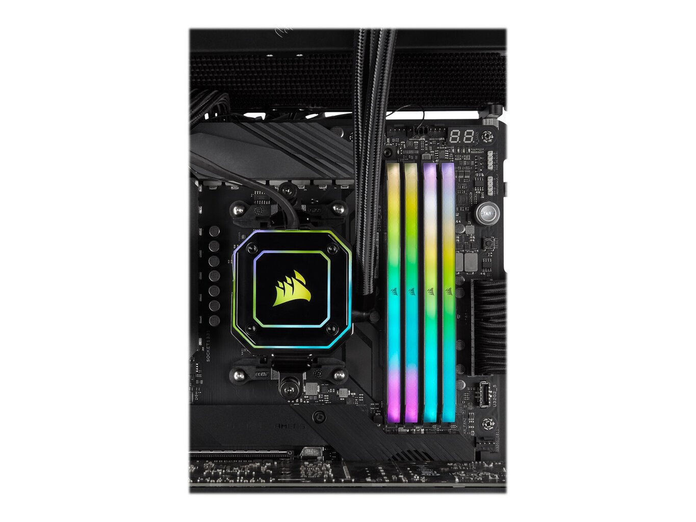 Corsair Vengeance RGB RT (CMN32GX4M4Z3600C18) hind ja info | Operatiivmälu | hansapost.ee