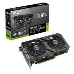 Asus Dual GeForce RTX 4070 Super Evo OC Edition (90YV0KC0-M0NA00) цена и информация | Видеокарты | hansapost.ee