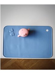 Silikoonist söögialus Moomin Silicone, sinine, 4+ kuud hind ja info | Laste taldrikud, kausid ja söögiriistad | hansapost.ee