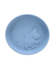 Силиконовая тарелка Moomin Silicone, синяя, от 4 месяцев цена и информация | Детская посуда, контейнеры для молока и еды | hansapost.ee