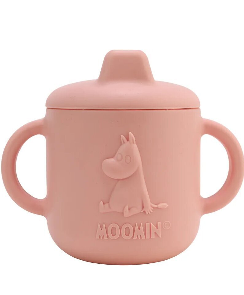 Silikoontops Moomin Silicone, roosa, 4+ kuud hind ja info | Lutipudelid ja tarvikud | hansapost.ee