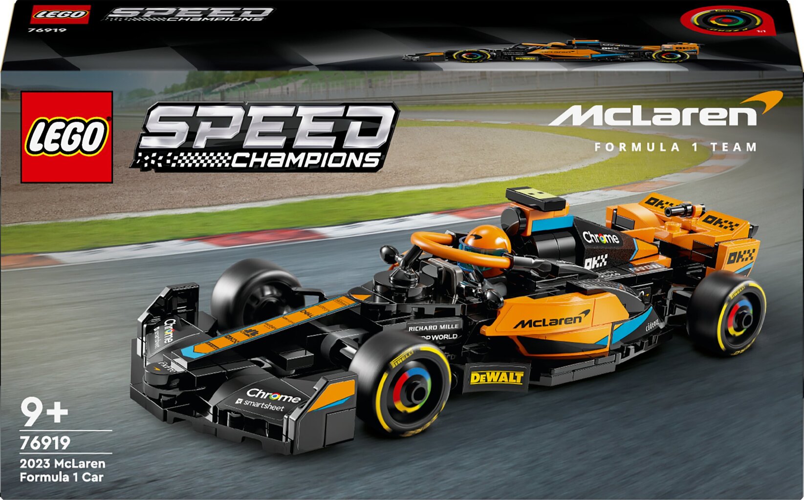 76919 LEGO® Speed Champions 2023 Vormel 1 McLaren võidusõiduauto цена и информация | Klotsid ja konstruktorid | hansapost.ee