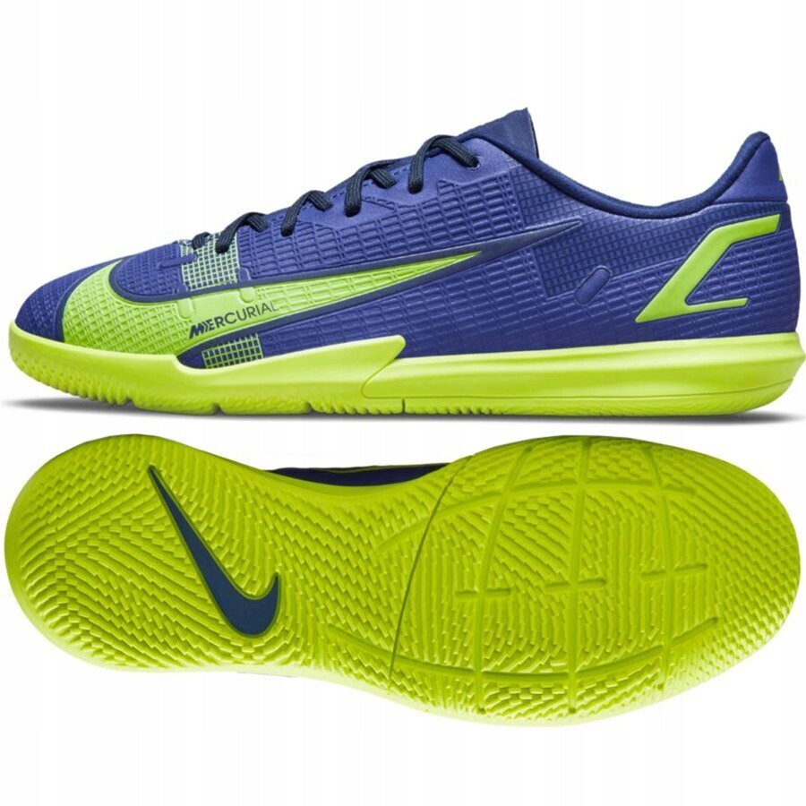 Jalgpallijalatsid Nike Jr. Mercurial Vapor 14 Academy IC CV0815, sinine цена и информация | Putsad ja muud jalgpallijalatsid | hansapost.ee