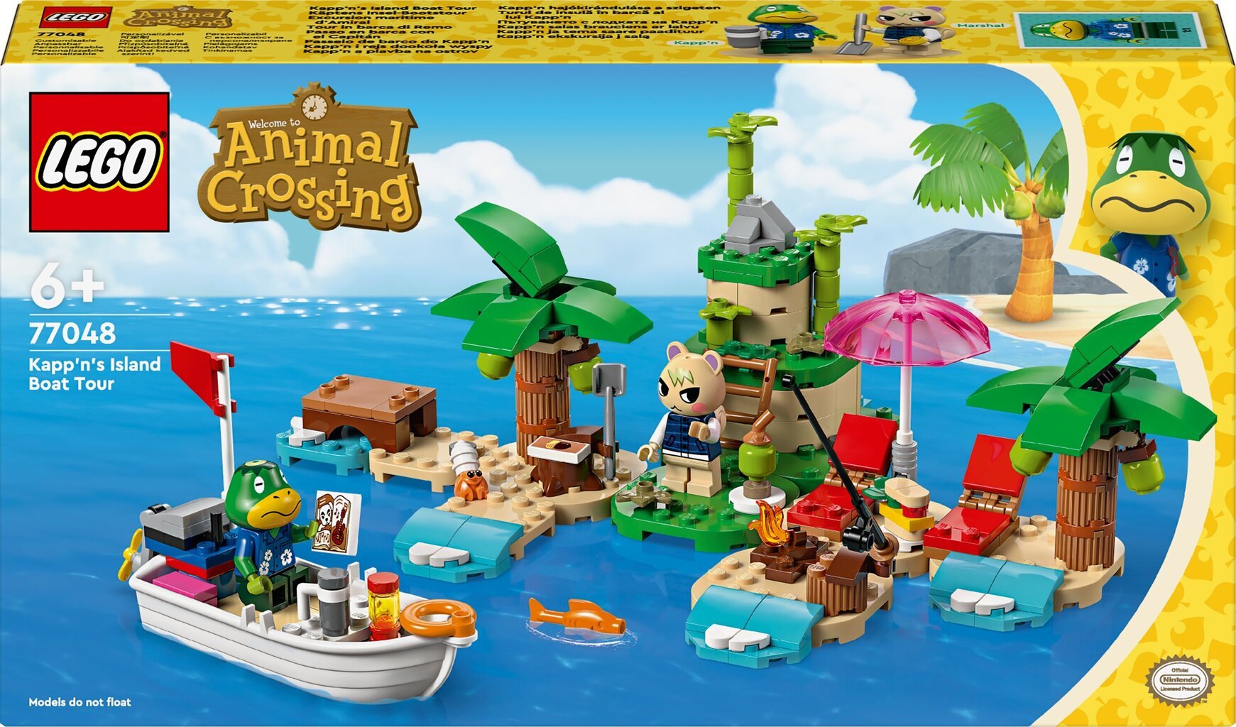 77048 LEGO® Animal Crossing Kapp'n saare ringreis цена и информация | Klotsid ja konstruktorid | hansapost.ee