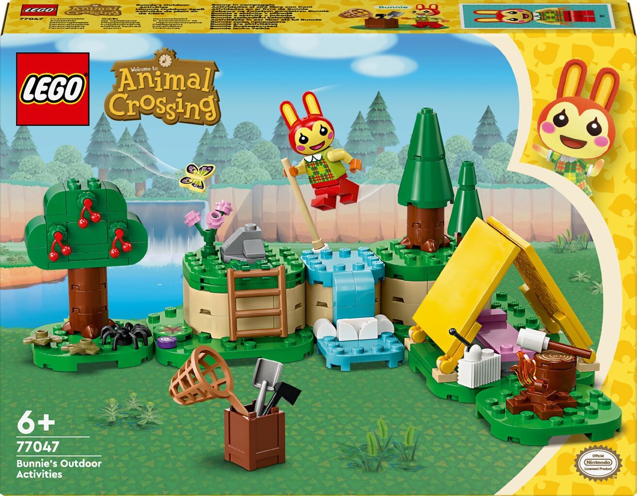 77047 LEGO® Animal Crossing Bunnie õuetegevused цена и информация | Klotsid ja konstruktorid | hansapost.ee