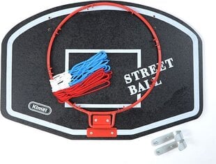 Баскетбольная доска с кольцом Kimet Street Ball, 60x40 см цена и информация | Kimet Спорт, досуг, туризм | hansapost.ee