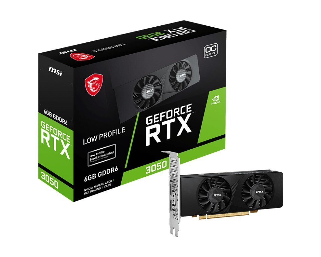 MSI GeForce RTX 3050 LP OC (V812-023R) hind ja info | Videokaardid | hansapost.ee