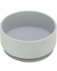 Silikoonkauss Moomin Silicone, hall, 6+ kuud hind ja info | Laste taldrikud, kausid ja söögiriistad | hansapost.ee