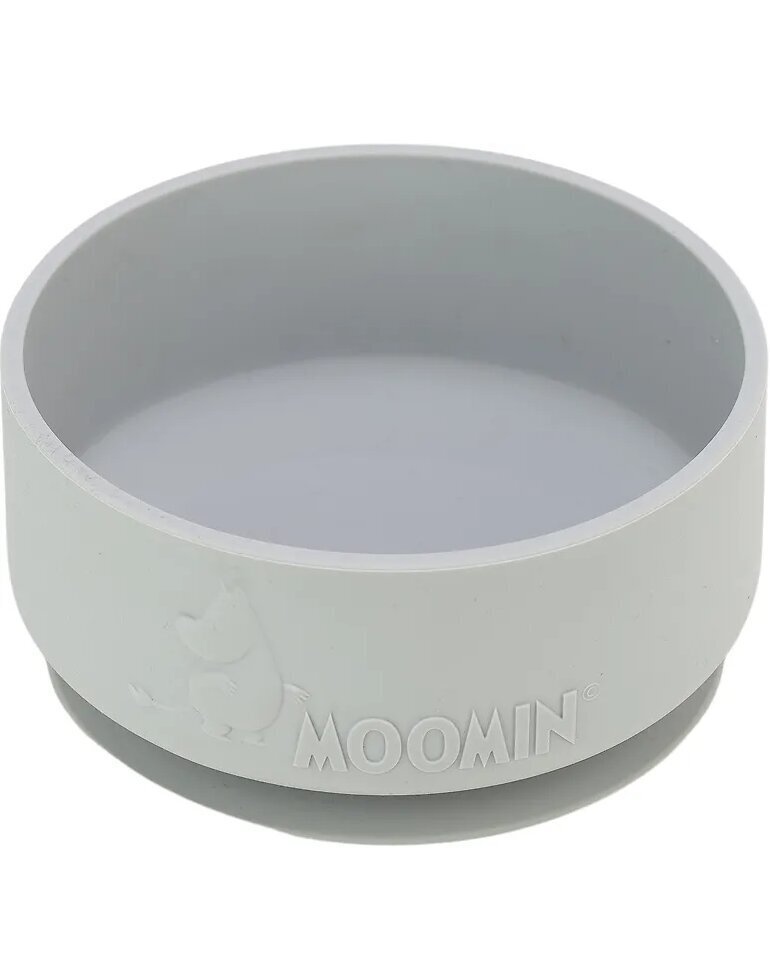 Silikoonkauss Moomin Silicone, hall, 6+ kuud hind ja info | Laste taldrikud, kausid ja söögiriistad | hansapost.ee