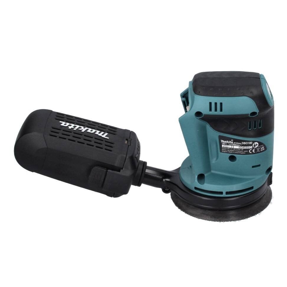 Makita DBO 180 RT akuga ekstsentriline lihvmasin 18 V 125 mm + 2x aku 5,0 Ah + laadija hind ja info | Lihvmasinad | hansapost.ee