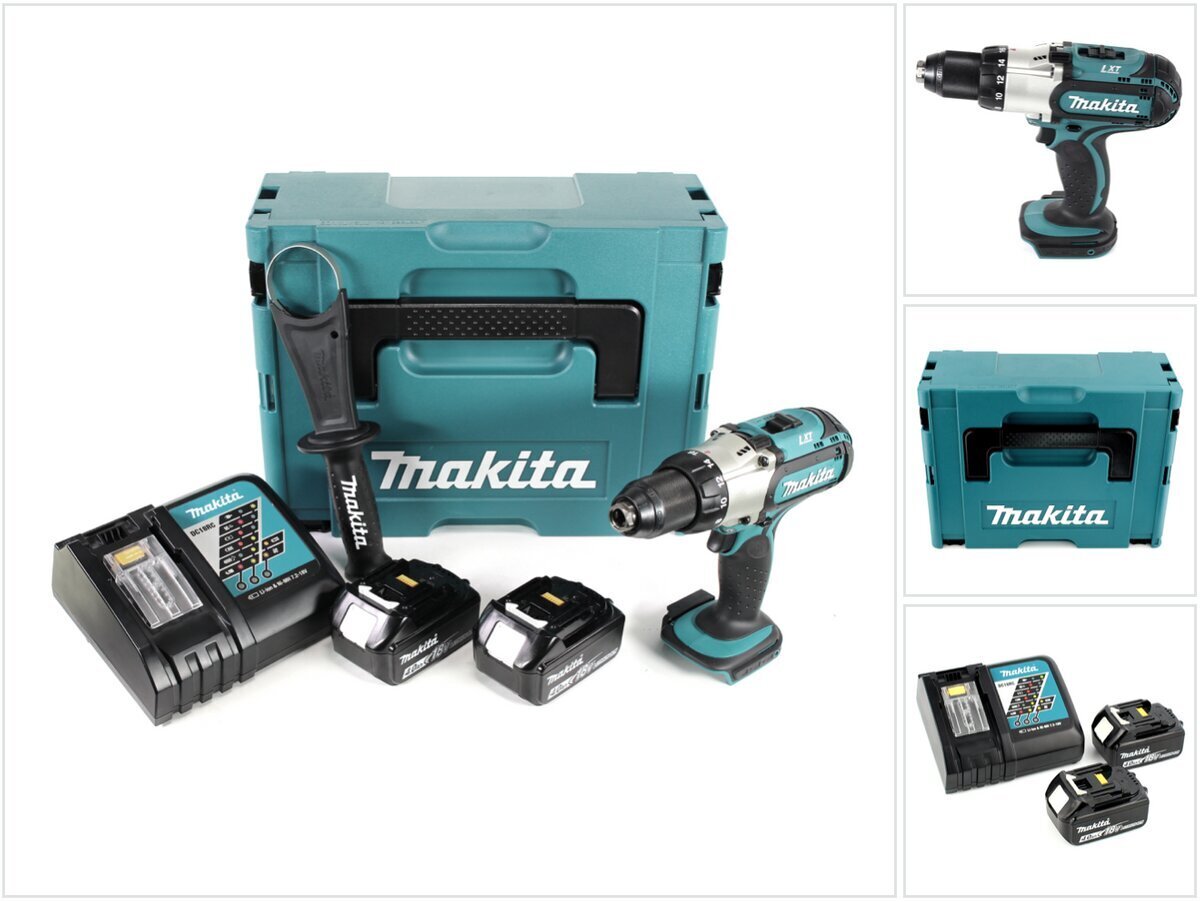 Trell Makita DDF 451 RMJ, 18V, koos aku ja laadijaga цена и информация | Akutrellid, puurid ja kruvikeerajad | hansapost.ee