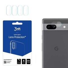 Защитное стекло для телефона Google Pixel 7A 5G - 3mk Lens Protectionâ¢ цена и информация | Защитные пленки для телефонов | hansapost.ee