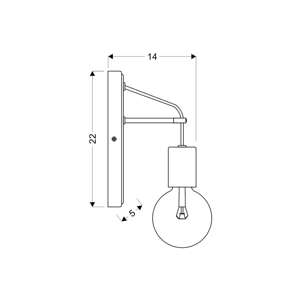 Seinavalgusti Candellux Alto hind ja info | Seinavalgustid | hansapost.ee