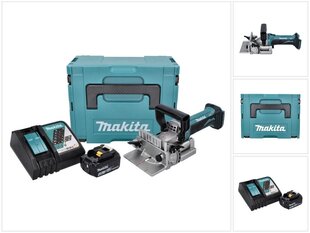 Аккумуляторная шовная фреза Makita Dpj 180 RM1, 18 В, с аккумулятором и зарядным блоком цена и информация | Фрезы | hansapost.ee