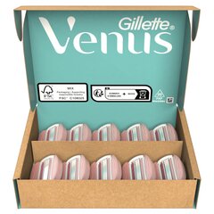 Бритвенные головки Gillette Venus Comfortglide Spa Breeze для женщин, 10 шт. цена и информация | Средства для бритья | hansapost.ee