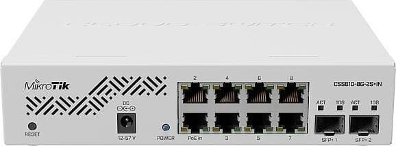 MikroTik CSS610-8G-2S+IN hind ja info | Võrgulülitid | hansapost.ee