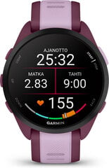 Garmin Forerunner 165 Music Berry/Lilac 010-02863-33 цена и информация | Смарт-часы (smartwatch) | hansapost.ee