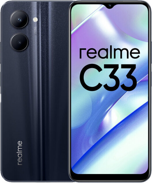 Realme C33 128 GB Black цена и информация | Telefonid | hansapost.ee