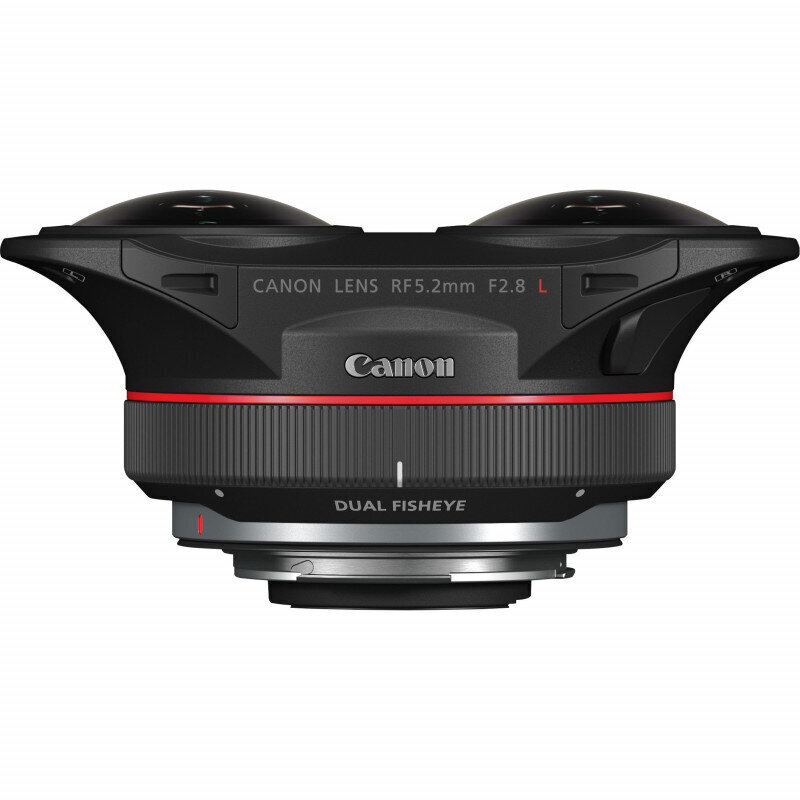 Canon RF 5.2mm f/2.8L Dual Fisheye 3D VR Lens hind ja info | Fotoaparaatide objektiivid | hansapost.ee