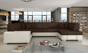 Товар с повреждением. Мягкий угловой диван Havana, коричневый/кремовый цена и информация | NORE Аутлет | hansapost.ee