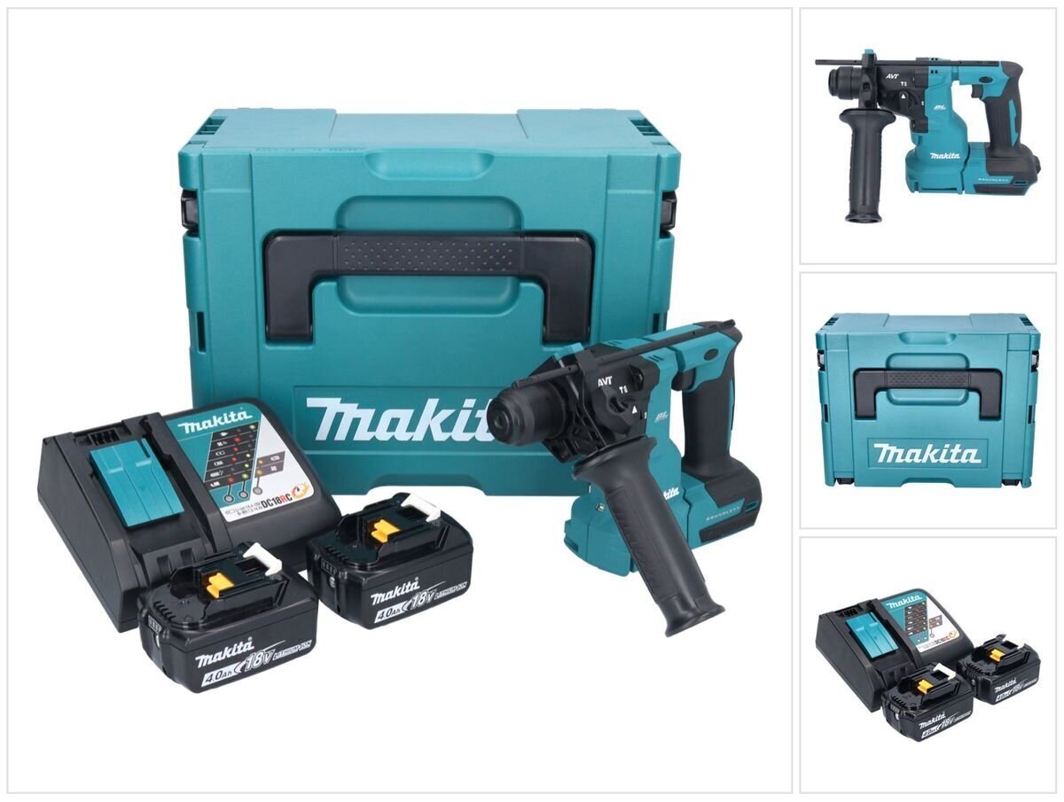 Akuperforaator Makita Dhr 183 Rmj, 18 V, koos aku ja laadijaga hind ja info | Lööktrellid | hansapost.ee