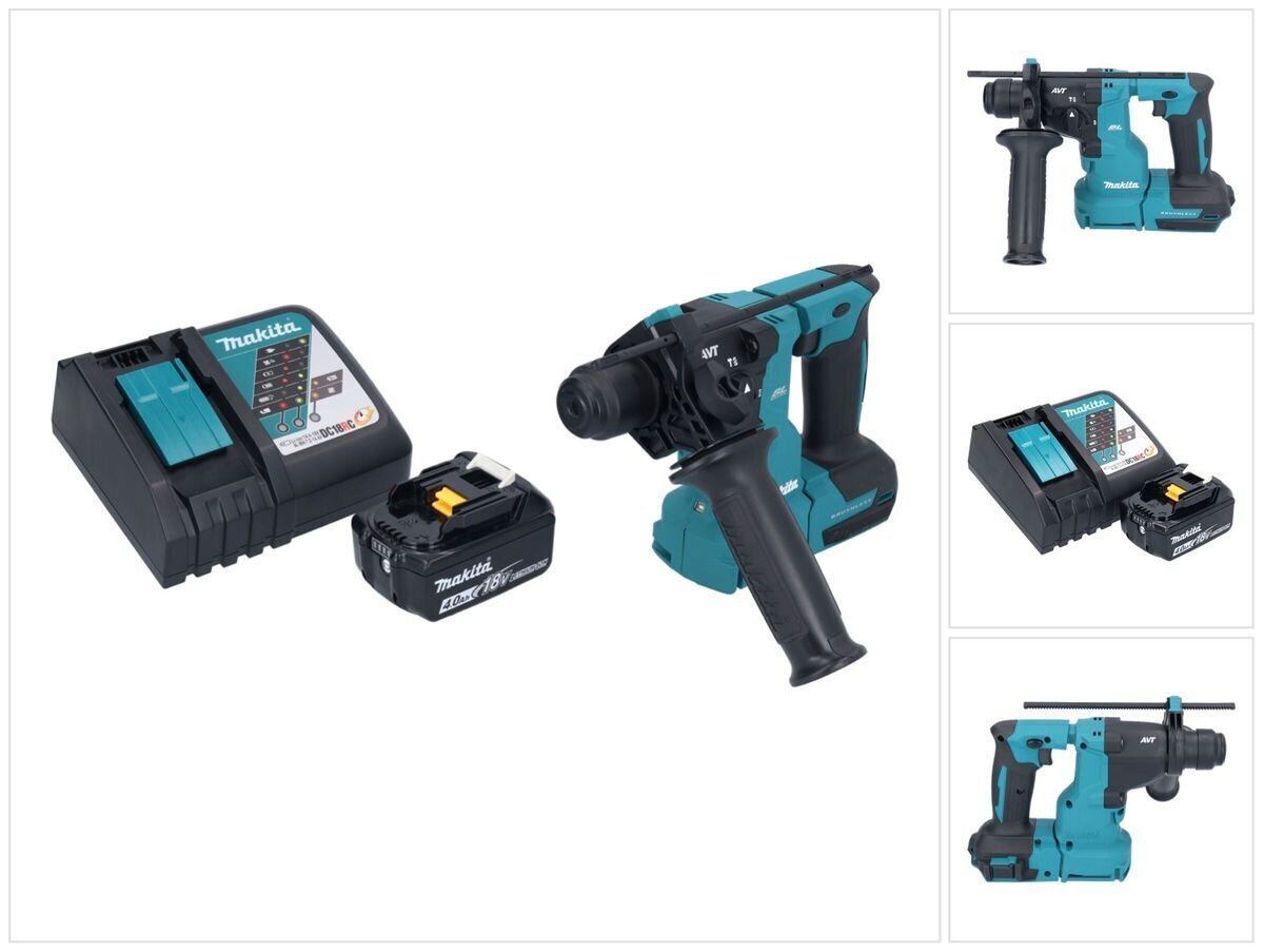 Akuperforaator Makita Dhr 183 RM1, 18 V, koos aku ja laadijaga hind ja info | Lööktrellid | hansapost.ee