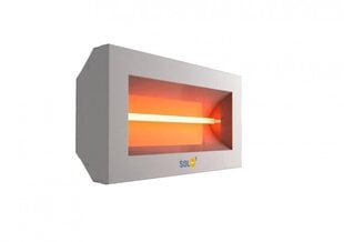 Инфракрасный галогенный обогреватель SolBee SBH 15 B Dark Grey (1,5 kW, клеммная коробка) цена и информация | Обогреватели | hansapost.ee