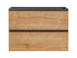 Vannitoa kapp Comad Monaco Grey Oak 821 - FSC, pruun/hall hind ja info | Vannitoakapid | hansapost.ee