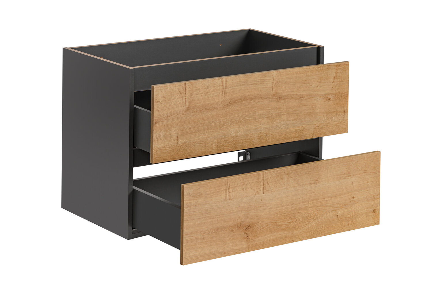 Vannitoa kapp Comad Monaco Grey Oak 821 - FSC, pruun/hall hind ja info | Vannitoakapid | hansapost.ee