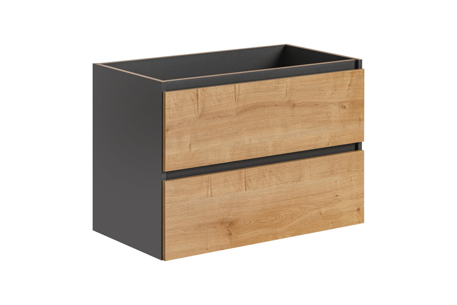 Vannitoa kapp Comad Monaco Grey Oak 821 - FSC, pruun/hall hind ja info | Vannitoakapid | hansapost.ee