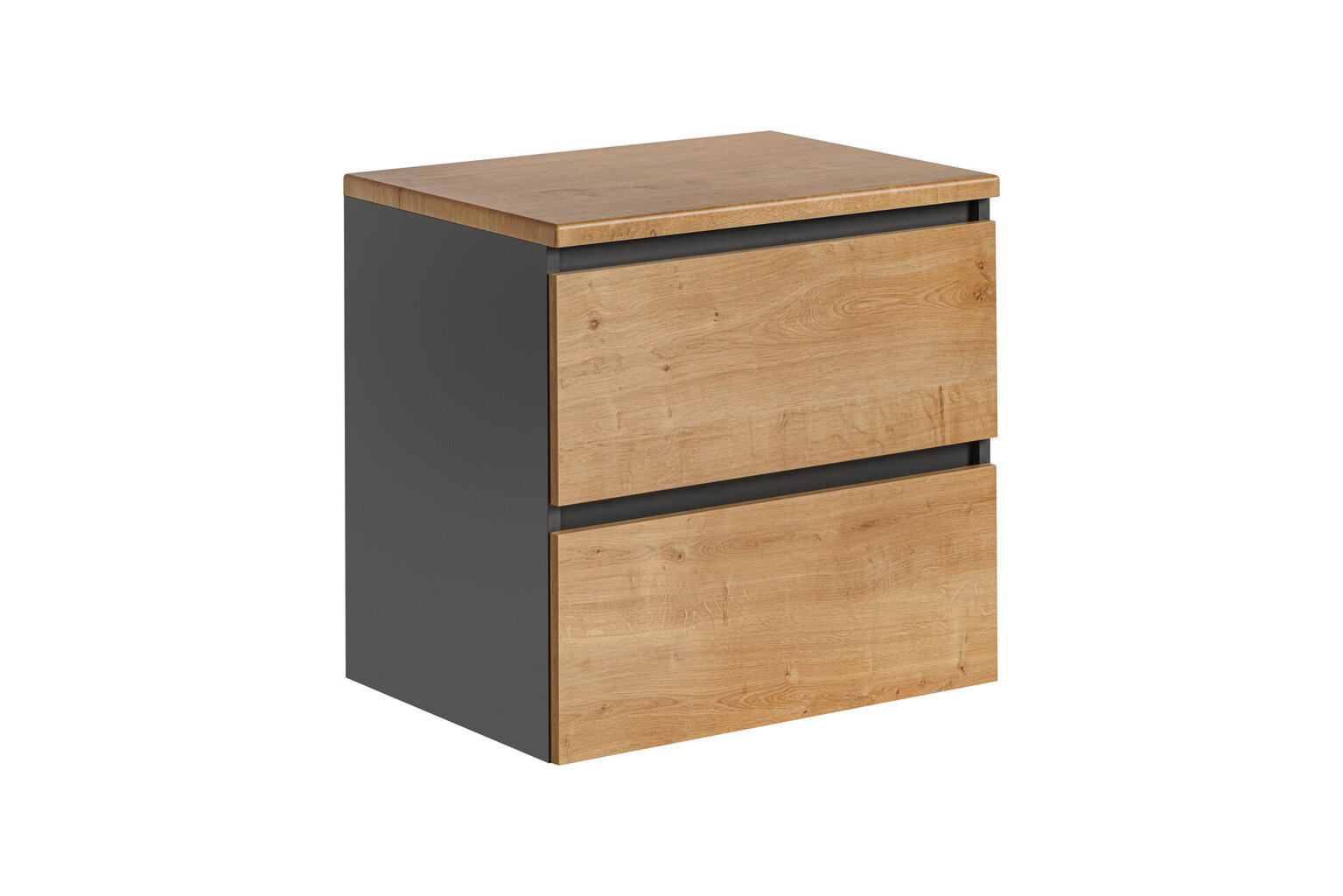 Vannitoa kapp Comad Monaco Grey Oak 820 - FSC, pruun/hall hind ja info | Vannitoakapid | hansapost.ee