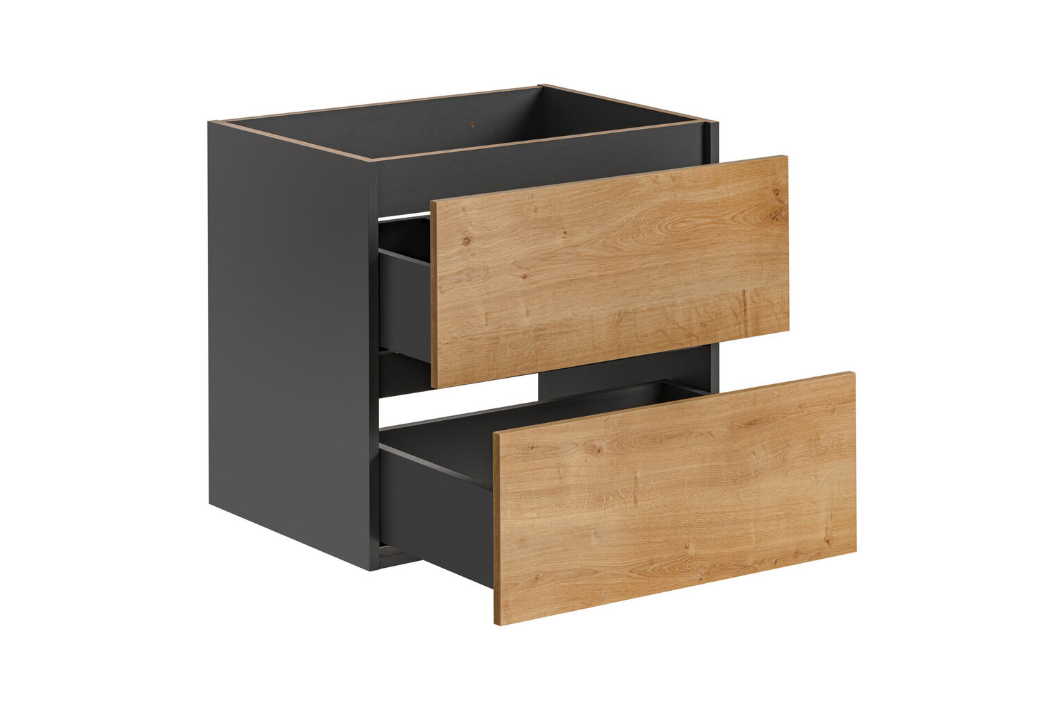 Vannitoa kapp Comad Monaco Grey Oak 820 - FSC, pruun/hall цена и информация | Vannitoakapid | hansapost.ee