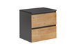 Vannitoa kapp Comad Monaco Grey Oak 820 - FSC, pruun/hall цена и информация | Vannitoakapid | hansapost.ee