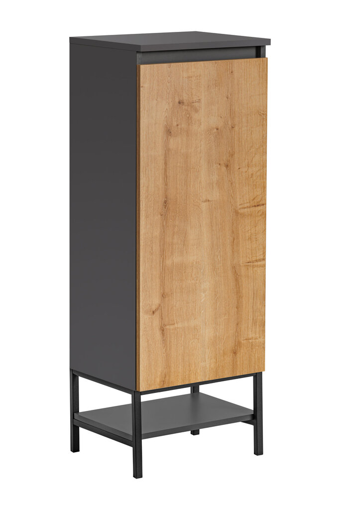 Vannitoa kapp Comad Monaco Grey Oak 811 - FSC, pruun/hall hind ja info | Vannitoakapid | hansapost.ee