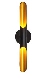 Seinavalgusti Tube, 60 cm, black/gold цена и информация | Настенные светильники | hansapost.ee