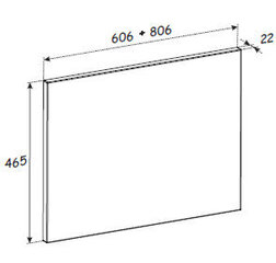 Vannitoa kapi töötasapind Blat Un. 89-60-B Wotan, pruun price and information | Additional table tops | hansapost.ee