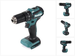 Аккумуляторная ударная дрель Makita DHP 483 Z, 18 В, 40 нм без аккумулятора и зарядного устройства цена и информация | Дрели и шуруповёрты | hansapost.ee