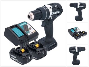 Аккумуляторная ударная дрель Makita DHP 484 RG, 18 В, с аккумулятором и зарядным устройством цена и информация | Дрели и шуруповёрты | hansapost.ee