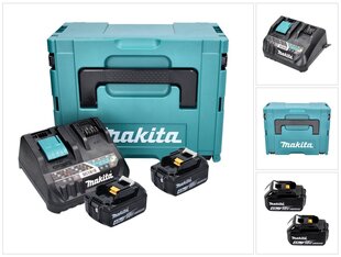 Комплект аккумуляторов Makita BL 1840 B, 18 В, с зарядным блоком цена и информация | Дрели и шуруповёрты | hansapost.ee