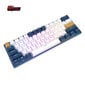 Klaviatuur Royal Kludge RK61 Plus TKL, 60%, Hot-swap, Brown Switches, US, Valge/Sinine hind ja info | Klaviatuurid | hansapost.ee