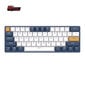 Klaviatuur Royal Kludge RK61 Plus TKL, 60%, Hot-swap, Brown Switches, US, Valge/Sinine цена и информация | Klaviatuurid | hansapost.ee