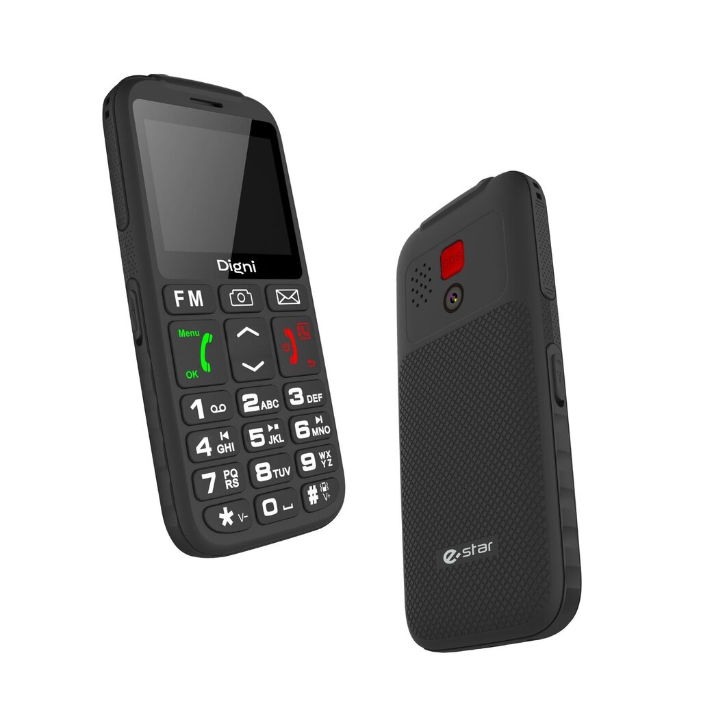 eSTAR Digni Talk Senior Dual SIM Black hind ja info | Telefonid | hansapost.ee
